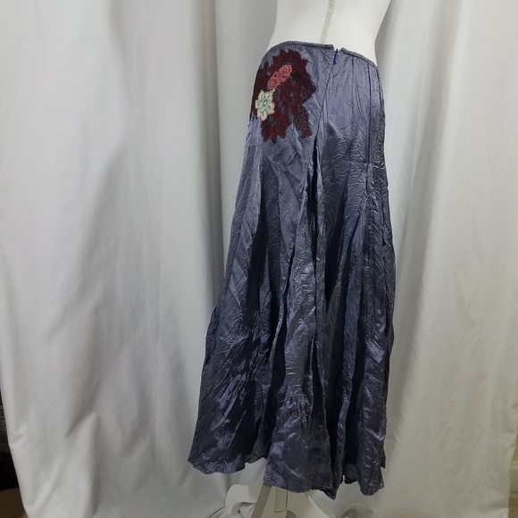 Free People Applique Flounce Skirt 4 - Picture 7 of 16